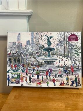 NWT Galison Bethesda Fountain Puzzle by Michael Storrings - 1000 pieces